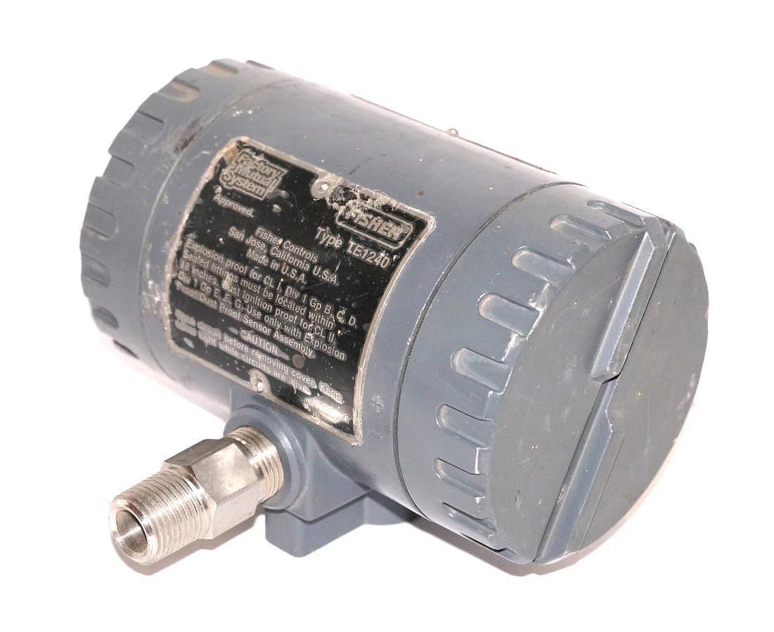 Used FISHER CONTROLS TE1240 TEMPERATURE TRANSMITTER 0-100 DEG. CELSIUS