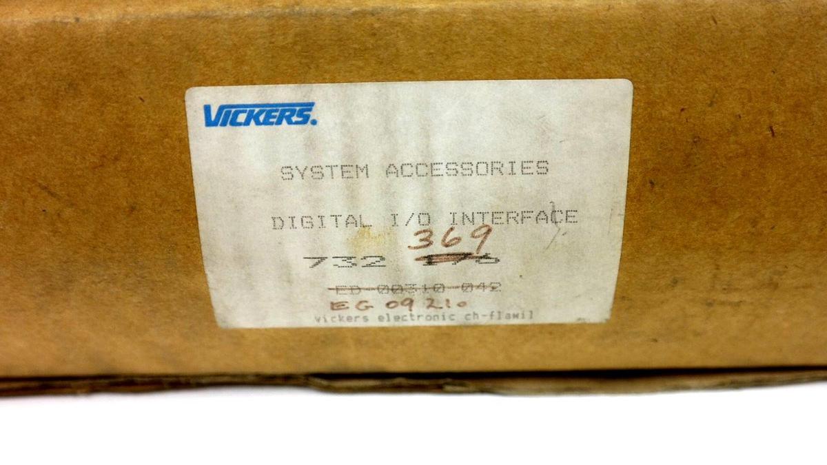 Used VICKERS ASSY. 732 369 EG-09210 DIGITAL I/O BOARD EG09210 732367 NEW