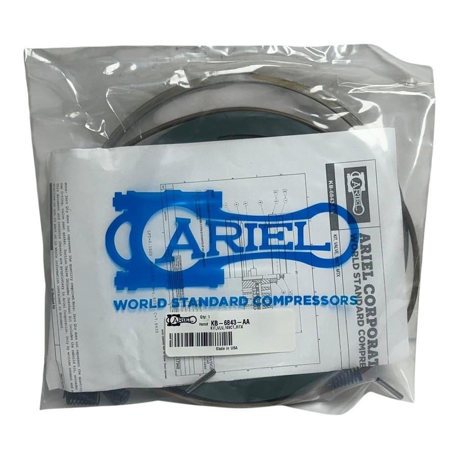 Ariel KB-6843-AA Compressor Valve Kit 169CT MTX OEM Rebuild Kit New