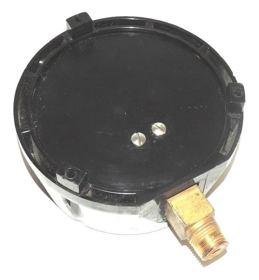 Used MARSH PG-73 PRESSURE GAUGE 0-100 PSI, 1/2" NPT, 4" DISPLAY, PG73