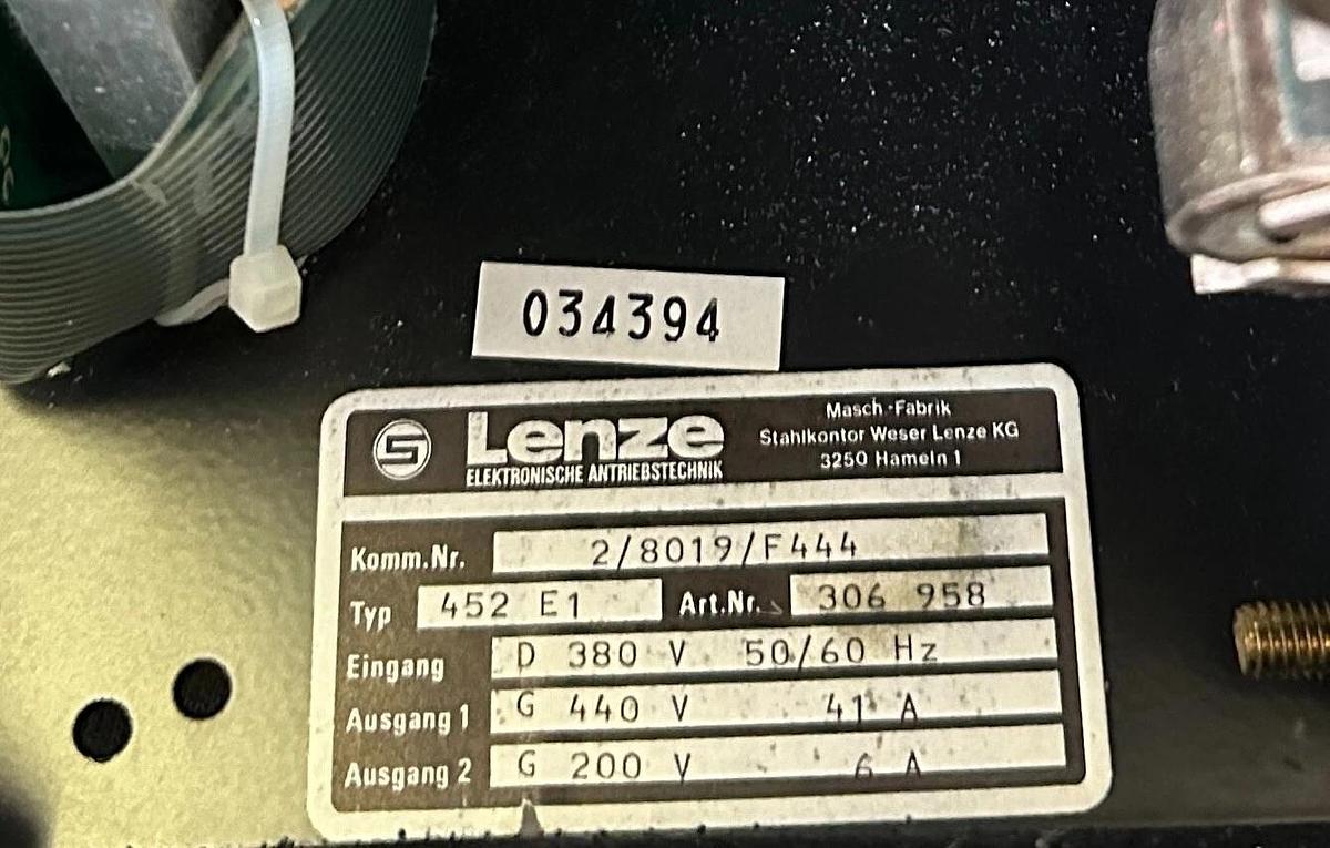 Refurbished REPAIRED LENZE 451-456 / 2/8019/F444 / 452-E1 / 306-958 DRIVE 200/440V 41A 4005