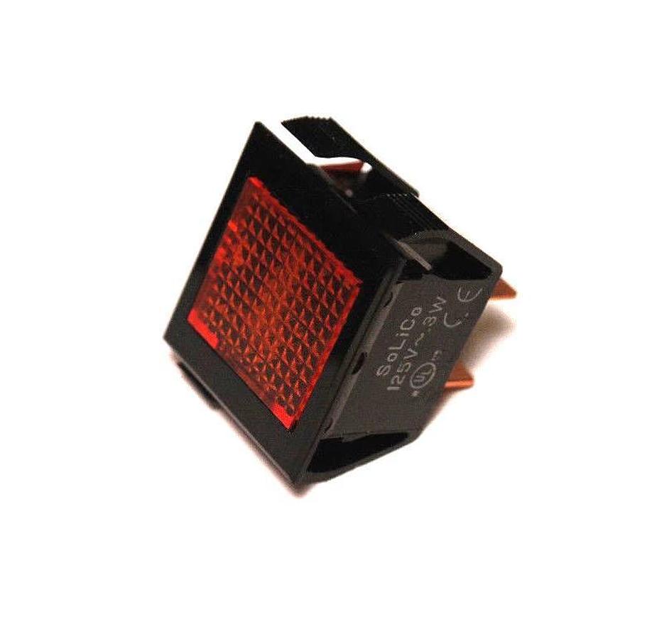 LOT OF 19 NEW SOLICO 2570-4-20-46320 INDICATOR LAMPS 125V, ~.3W, 257042046320