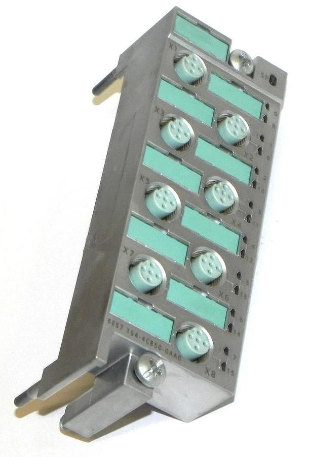 Used SIEMENS 6ES71944CB500AA0 CONNECTING MODULE 6ES7-194-4CB50-0AA0