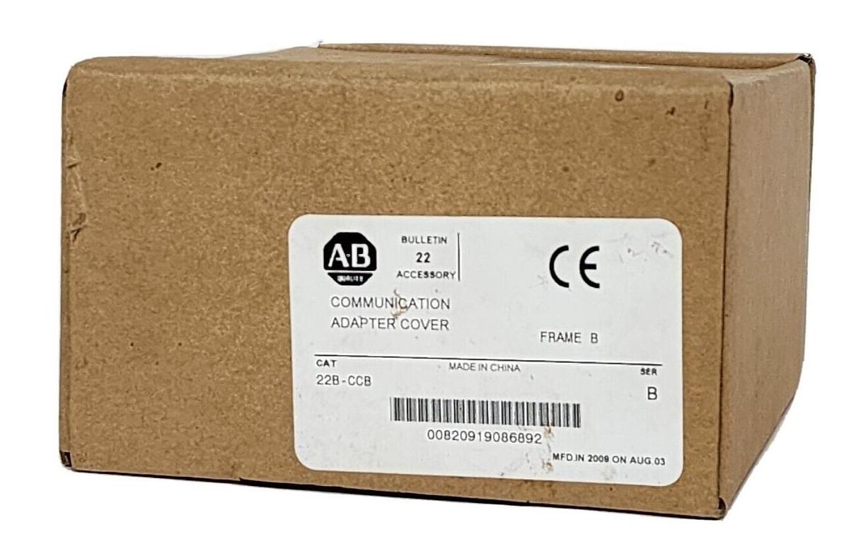 Used NIB ALLEN BRADLEY 228-CCB COMMUNICATION ADAPTER COVER SER. B