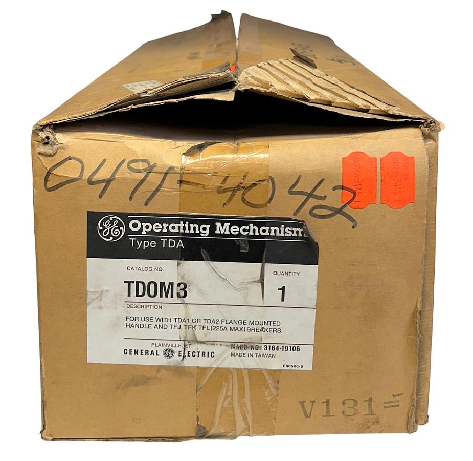 Used GENERAL ELECTRIC TDOM3 TYPE TDA OPERATING MECHANISM FOR TDA1 TDA2 NSMP