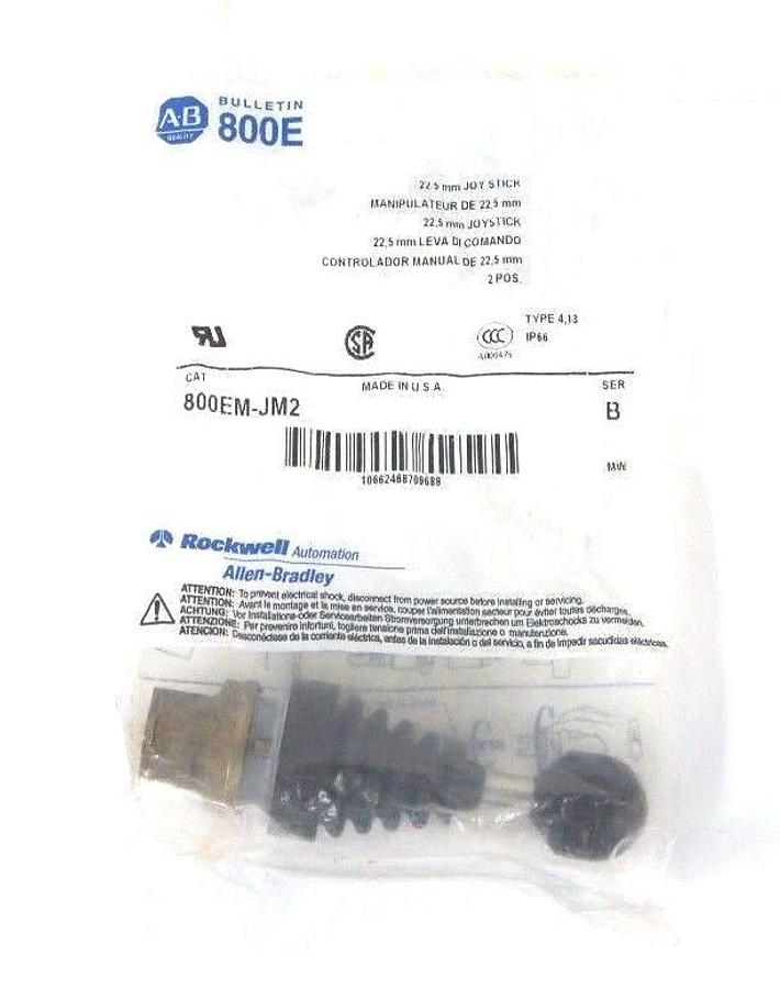Used NIB ALLEN BRADLEY 800EM-JM2 JOYSTICK OPERATOR SER B 22.5MM 800EMJM2