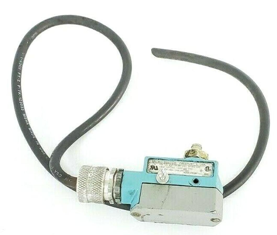 Used HONEYWELL MICROSWITCH BZE6-2RQ81 ACTUATOR LIMIT SWITCH, 600 VAC, BZE62RQ81