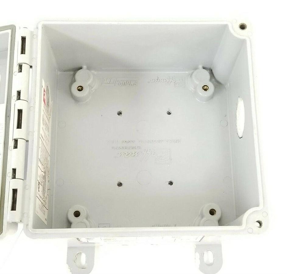 Used HOFFMANN A-664CHSCFGW ENCLOSURE 6.00X6.00X4.00 ECOLAB CONTROL MASTER JR