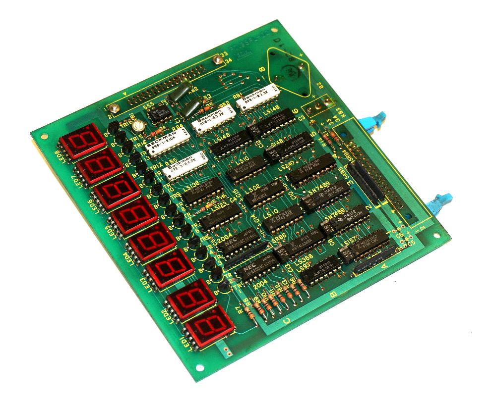 Used HITACHI SEIKI PT.DSPL-02 DISPLAY BOARD PTDSPL02