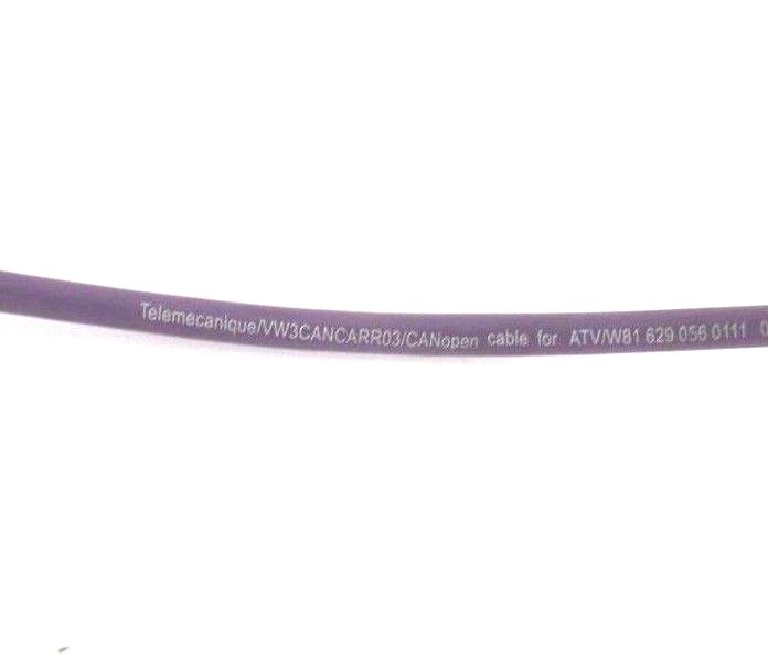 Used TELEMECANIQUE VW3CANCARR03 CORDSET FOR ALTIVAR SERIES SPEED DRIVES