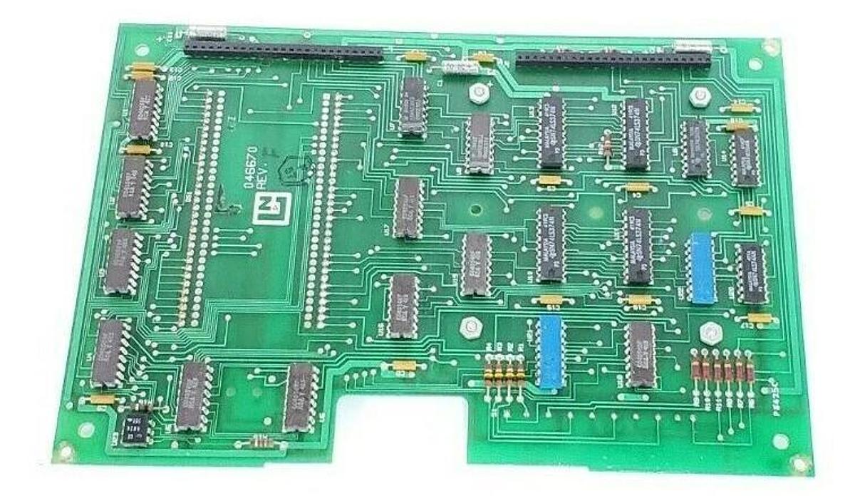 Used HONEYWELL LEEDS & NORTHRUP 046670 DISPLAY BOARD REV. F