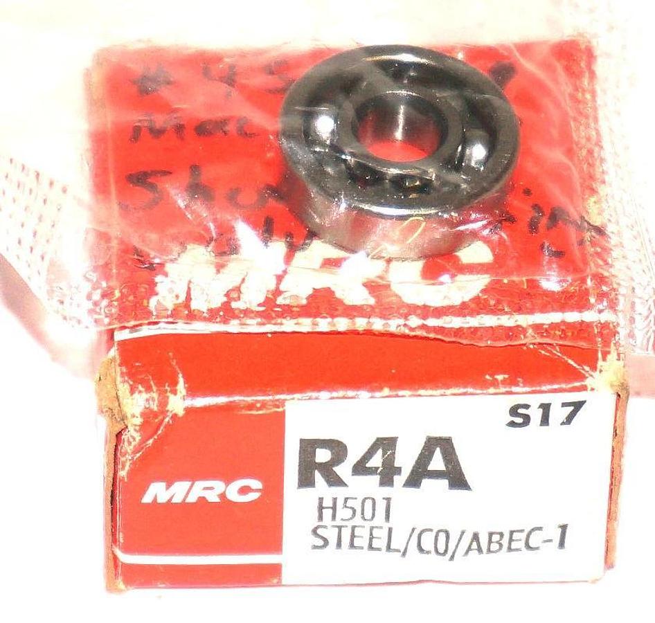 Used NIB MRC R4A SMALL BALL BEARING H501 STEEL/CO/ABEC-1
