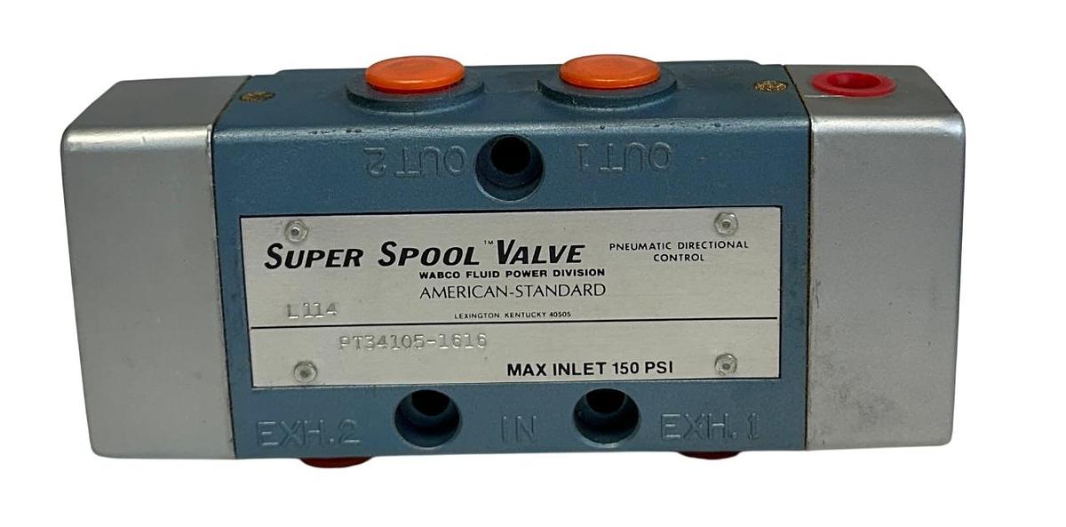 Used WABCO AMERICAN-STANDARD PT34105-1616 / PT341051616 SUPER SPOOL VALVE 150PSI NSMP