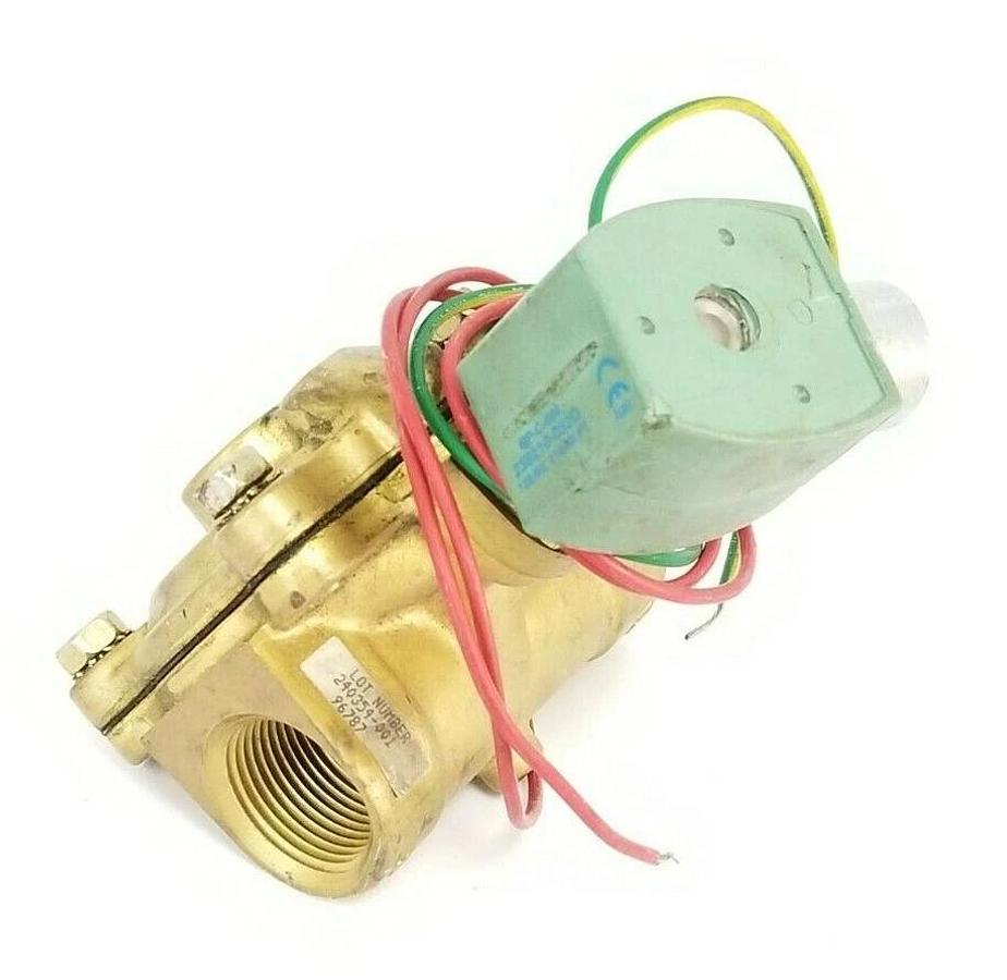 Used ASCO RED-HAT 8321G4 SOLENOID VALVE 10-200PSI 302927 W/ MP-C-080 238210-032D