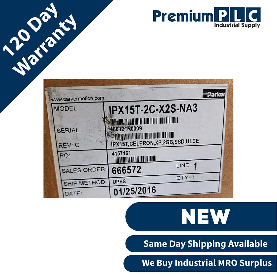 Used Parker CTC IPX15T-2C-X2S-NA3 | IPX15T IPX/IPC PowerStation 15" Operator Panel