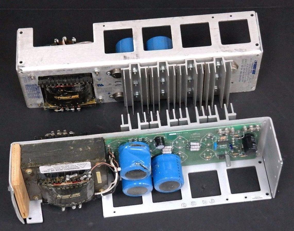 Used LOT OF 2 POWER ONE F24-12-A POWER SUPPLYS, 100/120/215/230-240V, 50-60Hz, F2412A