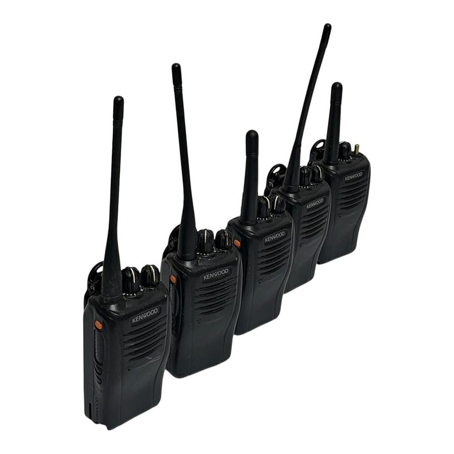 Used Kenwood TK-3360-K UHF Radios Chipped Housing Functional - Lot of 5
