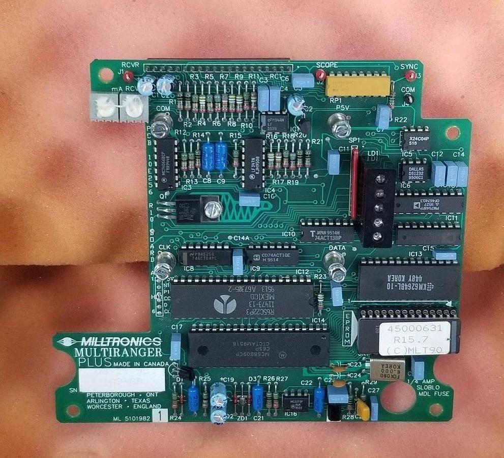 Used MILLTRONICS 5101982 MULTIRANGER PLUS BOARD ML 5101982 1 R24