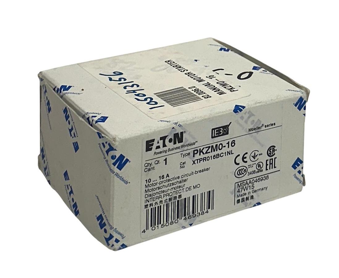 Used EATON PKZM0-16 / XTPR016BC1NL MOELLER SERIES CIRCUIT BREAKER MSAA046938 NSMP