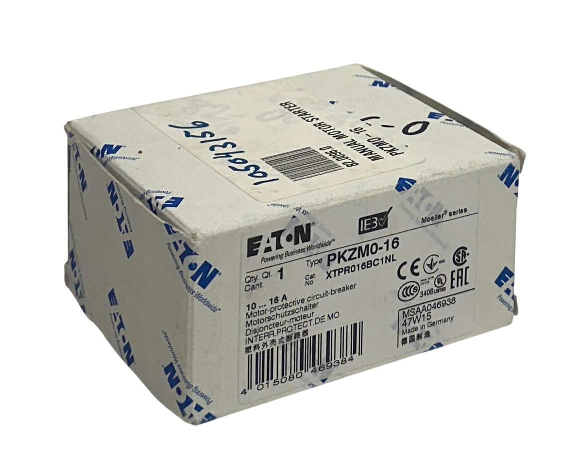 Used EATON PKZM0-16 / XTPR016BC1NL MOELLER SERIES CIRCUIT BREAKER MSAA046938 NSMP