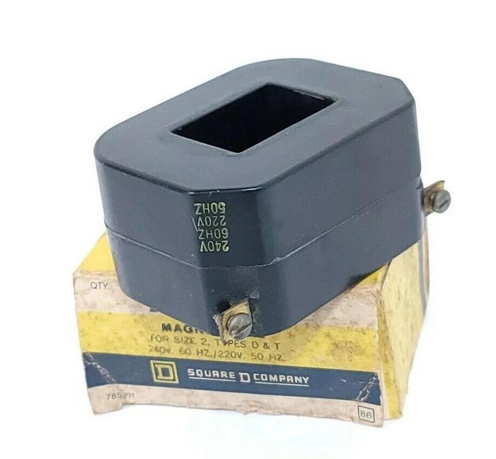 Used SQUARE D 1707-S1-T24 MAGNET COIL 240-220V 60-50HZ, 1707S1T24