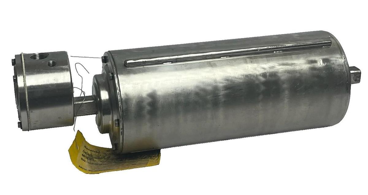 Used Van der Graaf TM127A25-675NB-STM Stainless Steel Drum Motor | 0.75HP 460V 3PH