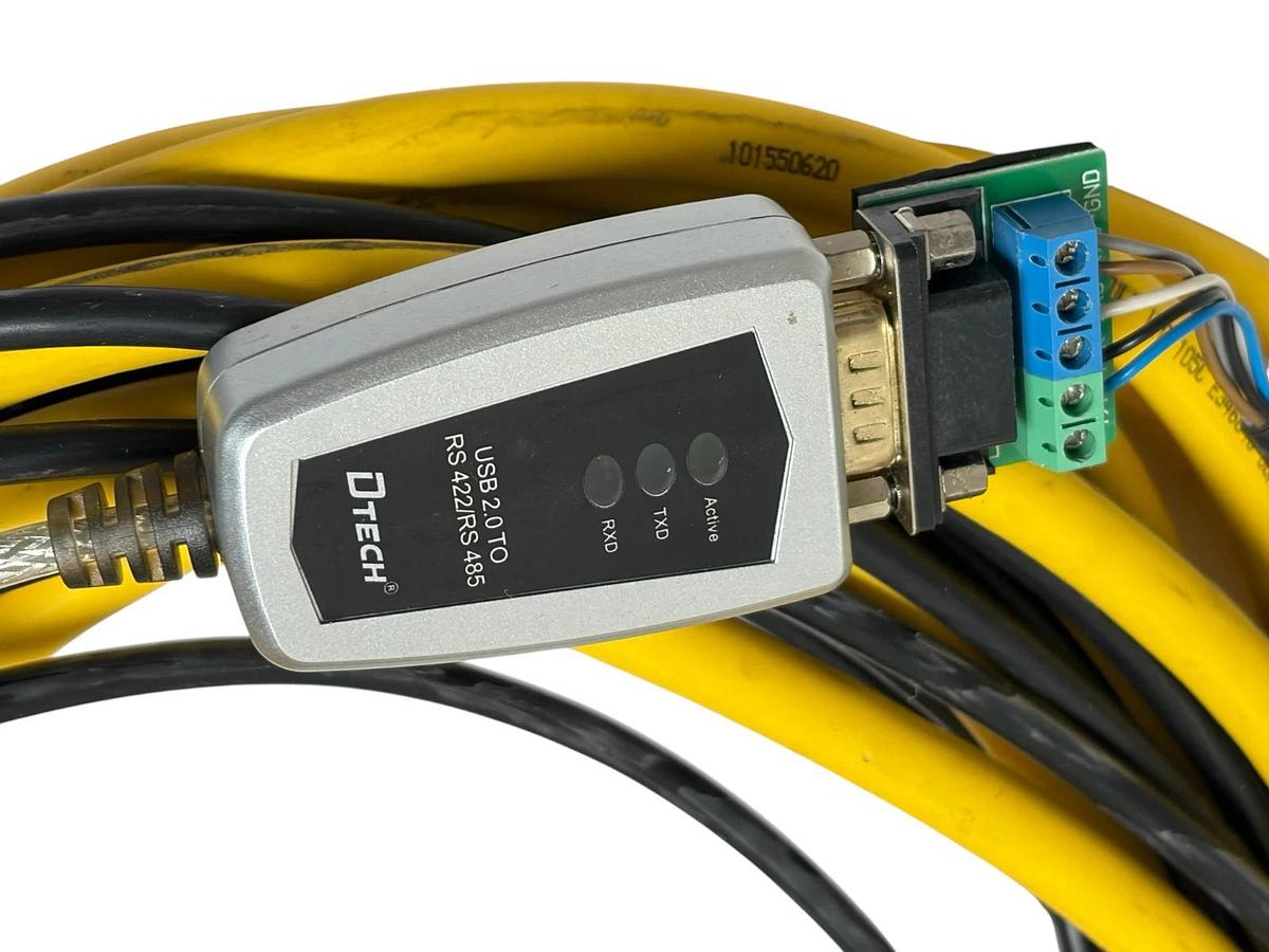 Used Turck RKM 35-6M Banner MQDMC-530 DTECH USB to RS485 RS422 Industrial Cable Lot