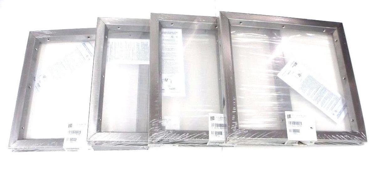 Used LOT OF 4 NEW AIR LOUVERS VLFEZS-1818 STAINLESS STEEL ACTIVAR VISION LITES