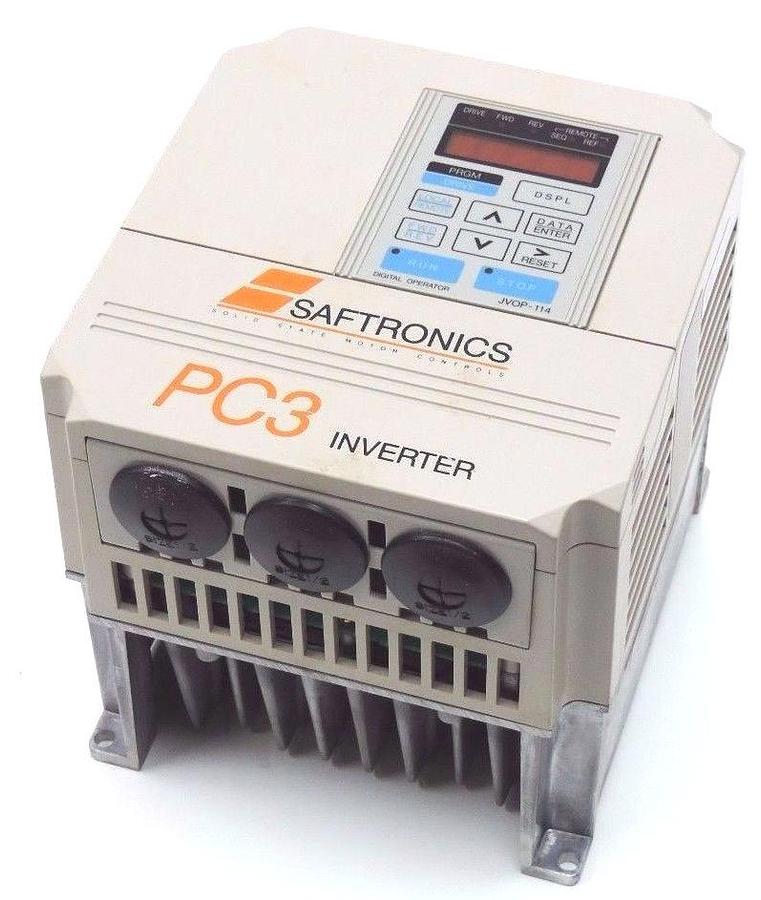 Used NIB SAFTRONICS CIMR-PCU21P5 PC3 INVERTER DRIVE CIMRPCU21P5, 3PH 200-230VAC 7.2A