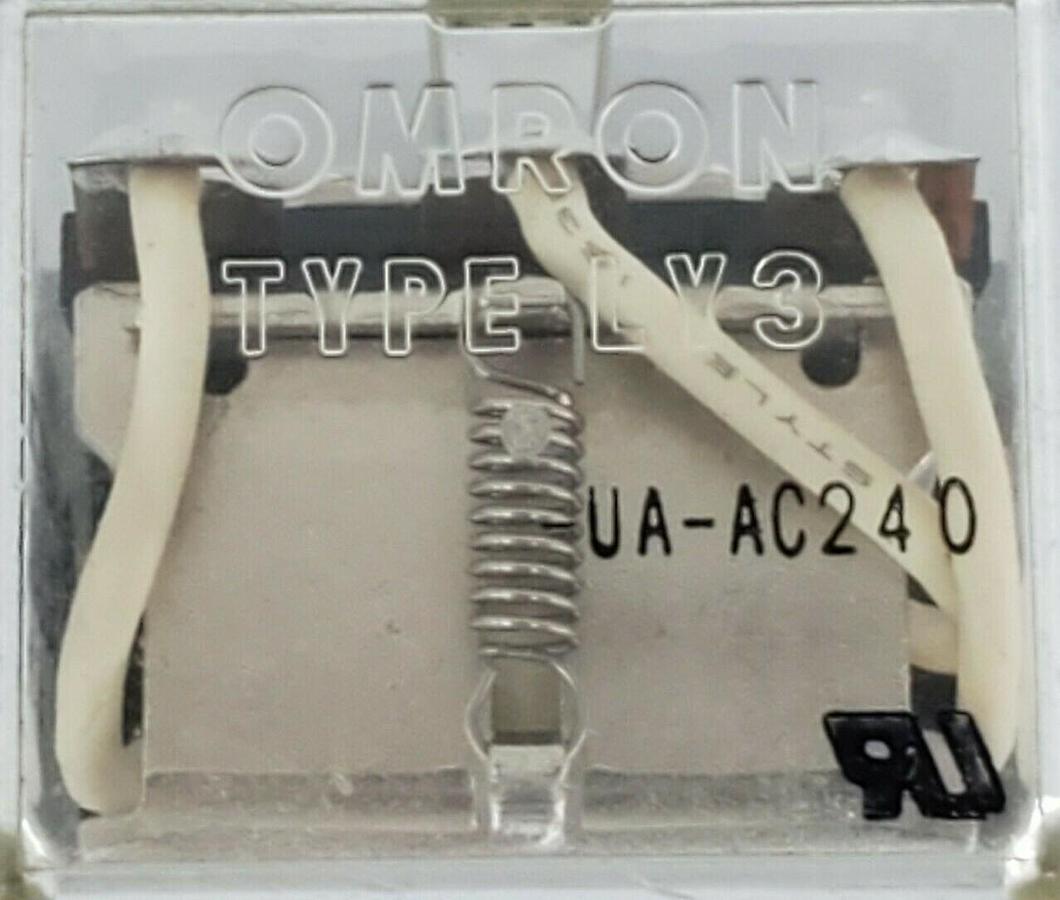 Used OMRON LY3-UA-AC240 RELAY COIL 240V, 50/60HZ, LY3