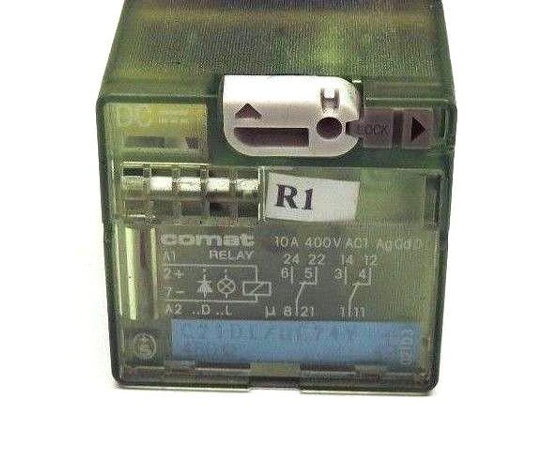 Used EDL COMAT C21D1/DC24V RELAY 24VDC, 10A, 400V, C21D3, C21D1DC24V