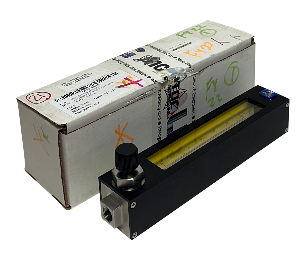 Used AALBORG TOC VMRI-010070 / VIS4-VA / 55005 MODEL V MEDIUM RANGE FLOW METER NSMP