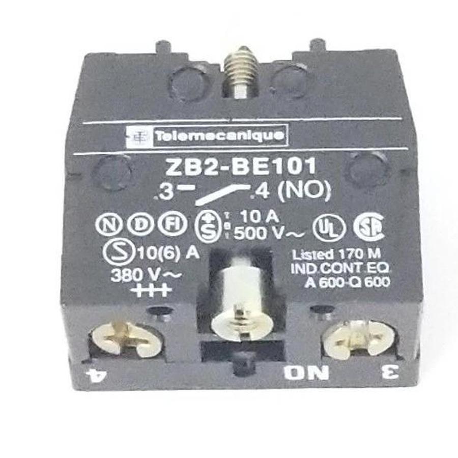 Used LOT OF 8 NEW TELEMECANIQUE ZB2-BE101 CONTACT BLOCKS, ZB2BE101