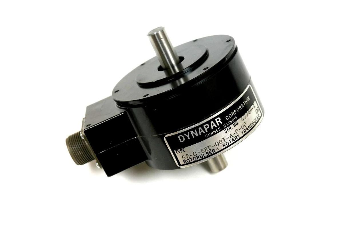 Used DYNAPAR 62-C-BEF-001-A-0-00 GC ROTOPUSLER ROTARY TRANSDUCER 62CBEF001A000