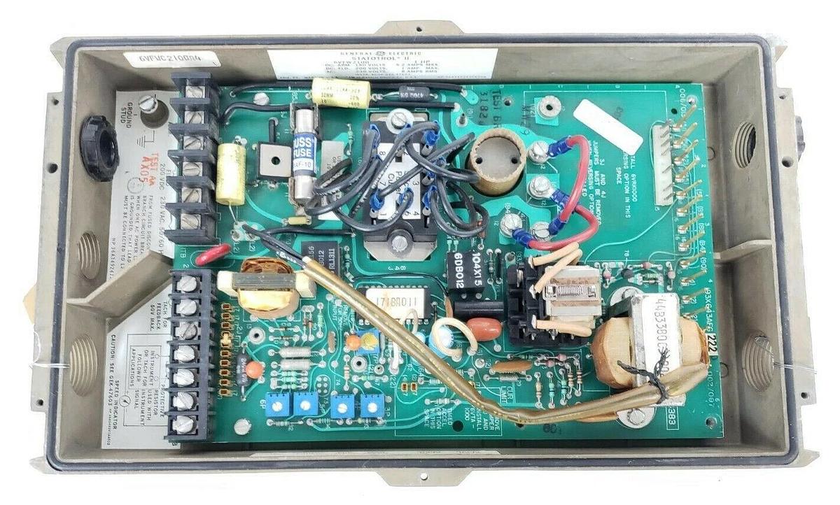 Refurbished REPAIRED GE 6VFW2100 STATOTROL II DRIVE 193X643AFG222 6VFWC2100A4 (INCOMPLETE)