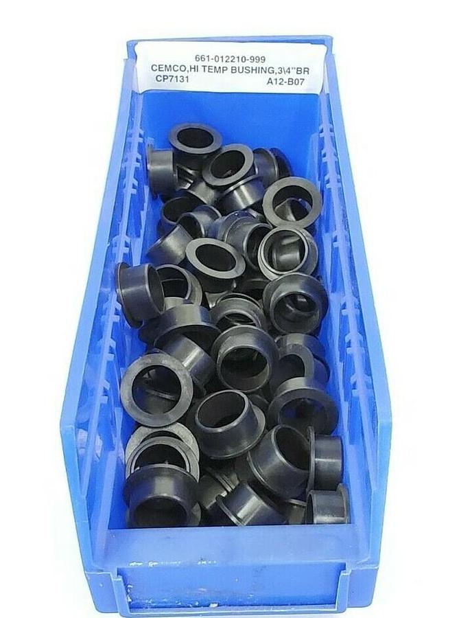 Used LOT OF 106 NEW CEMCO 661-012210-999 HI TEMP BUSHINGS 3/4''