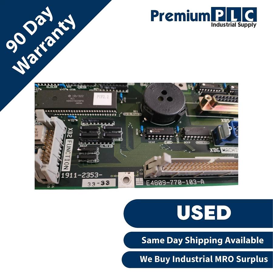 Used OKUMA OPUS7000 PANEL IF 4 A911-2353 E4809-770-103-A CONTROL BOARD 1911-2353-3333