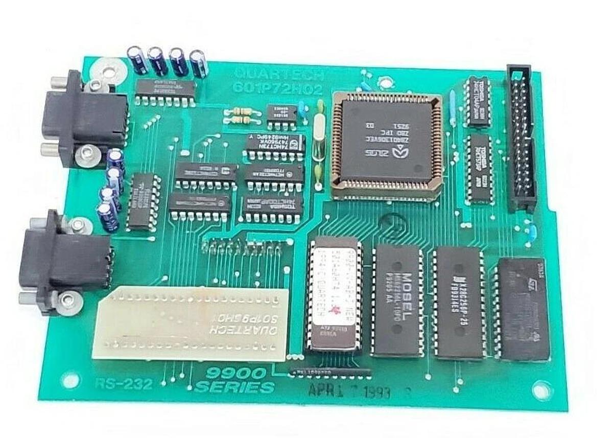 Used QUARTECH 601P72H02 CIRCUIT BOARD 9900 SERIES 601P96H01