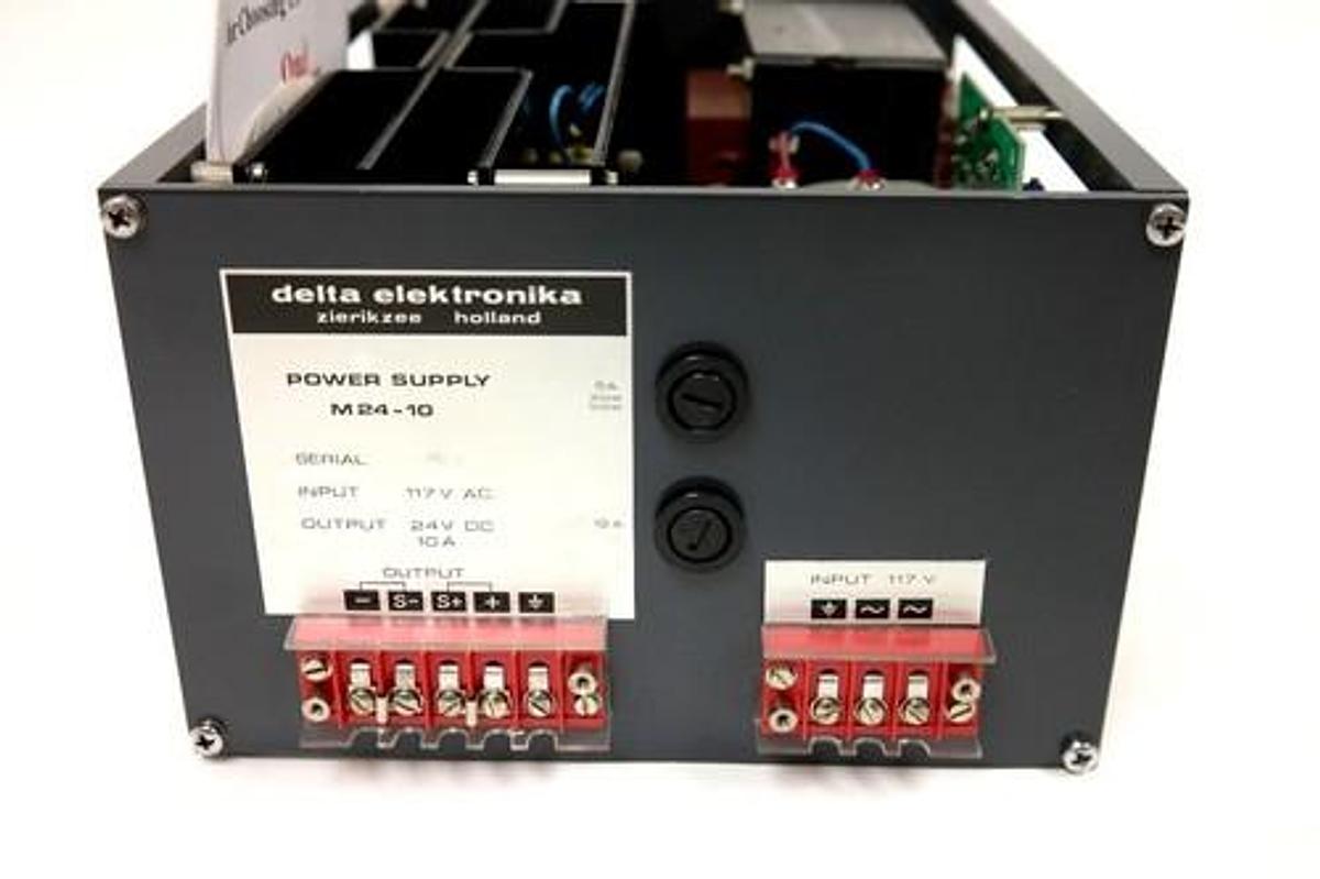 Used REPAIRED DELTA ELEKTRONIKA M24-10 POWER SUPPLY 117VAC 24VDC 10A M2410