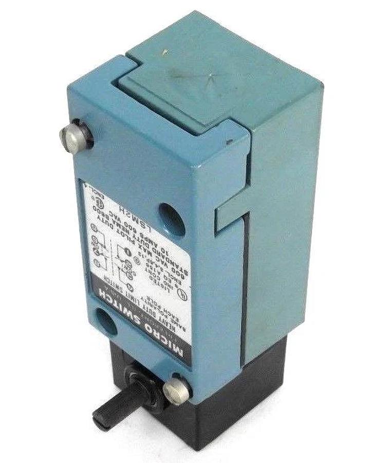 Used MICRO SWITCH LSM2H HEAVY DUTY LIMIT SWITCH 600 VAC MAX 10 AMPS