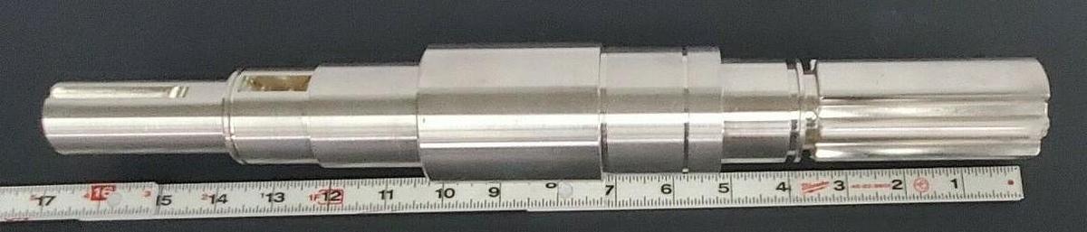 Used NEW ALFA LAVAL TRI-CLOVER HH R125E-2 1/2-12-316 DRIVE SHAFT R125E2 1/2-12-316