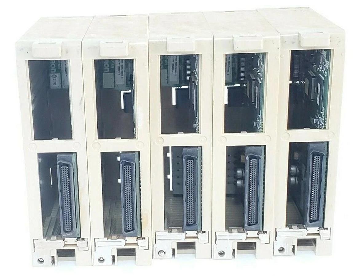 Used LOT OF 5 OMRON CS1W-DRM21 DEVICENET UNITS 24VDC .5W CS1WDRM21