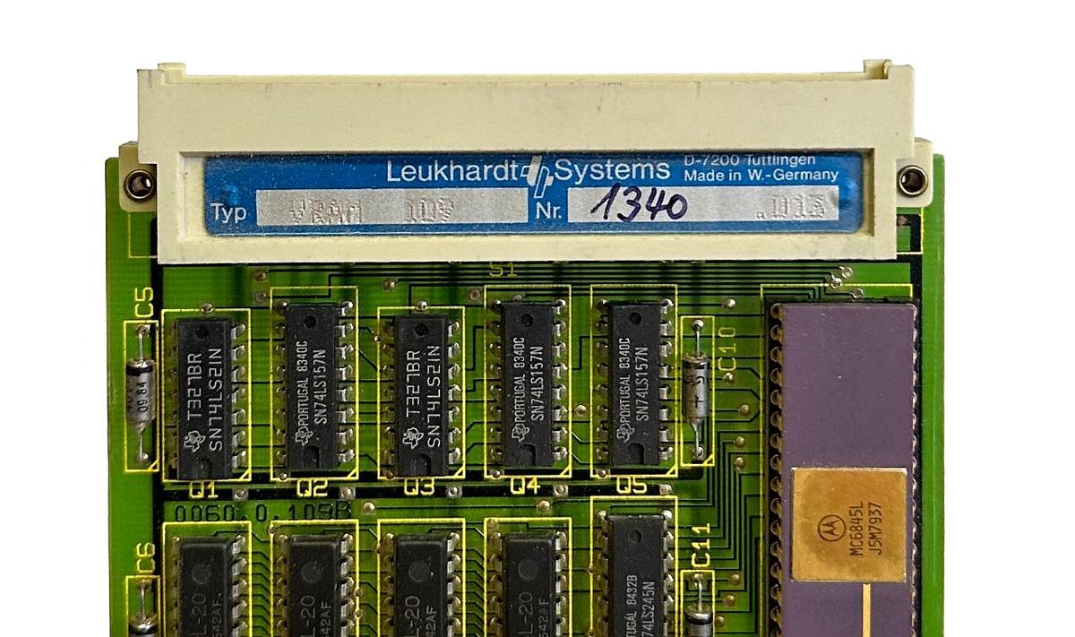 Used LEUKHARDT SYSTEMS VRAM-109 / VRAM109 VRAM BOARD BAS 0060.0.109B