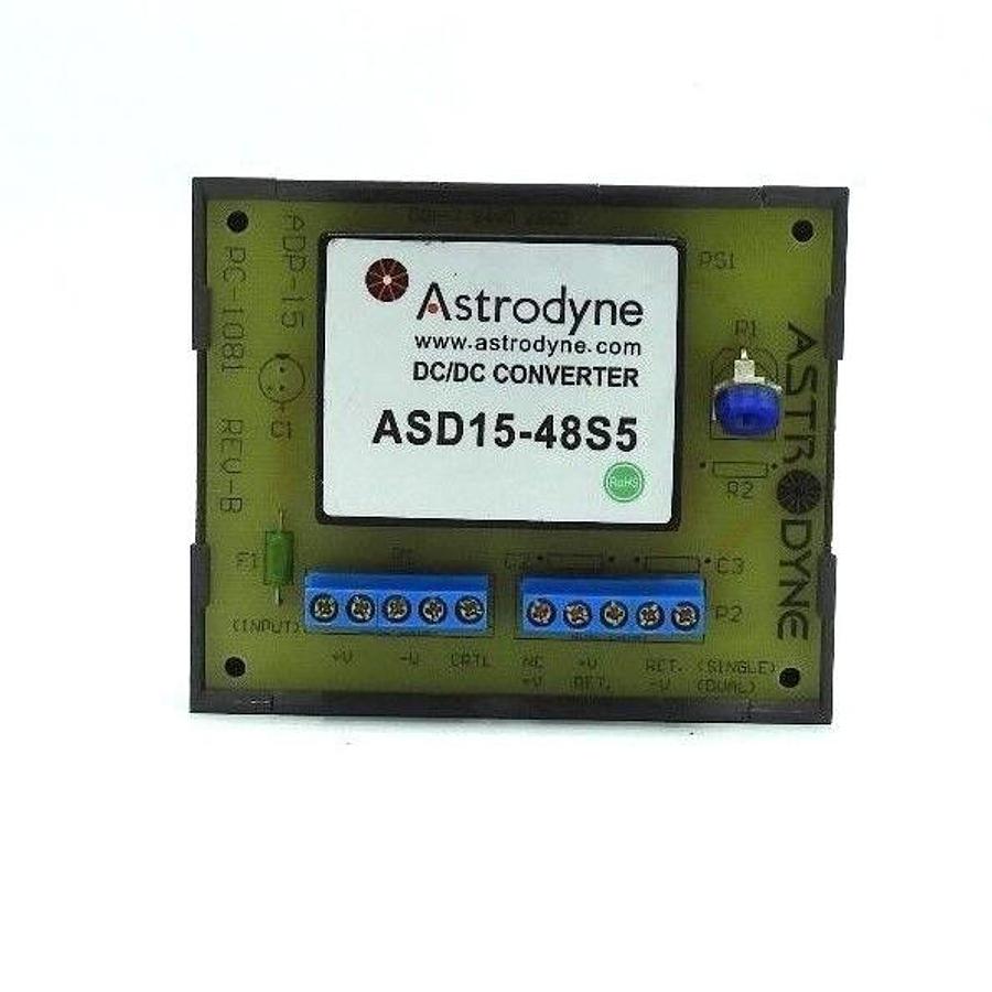 Used NEW ASTRODYNE ADP-15, PC-1081 REV. B DIN-RAIL MOUNTING SOCKET W/ ASD15-48S5