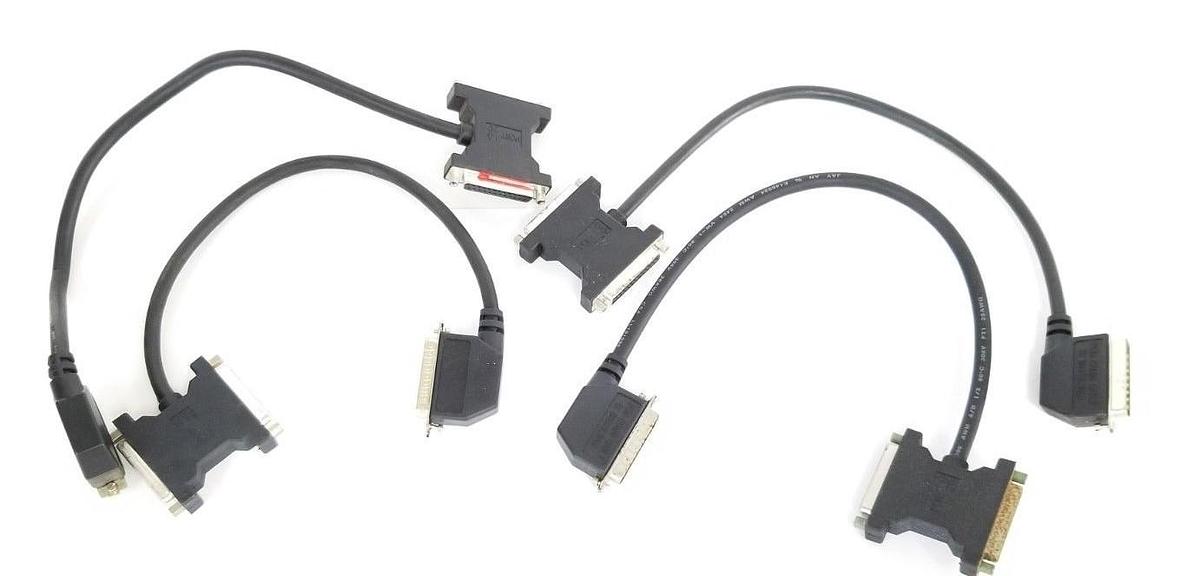 Used LOT OF 4 GE FANUC IC693CBL305A PCM TO Y CABLES