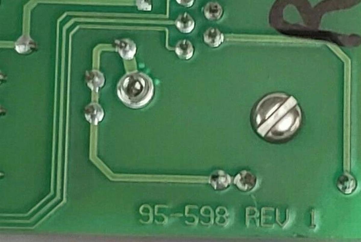 Used U.S.I. 1003-1500 PCB BOARD 10031500, 95-598 REV. 1