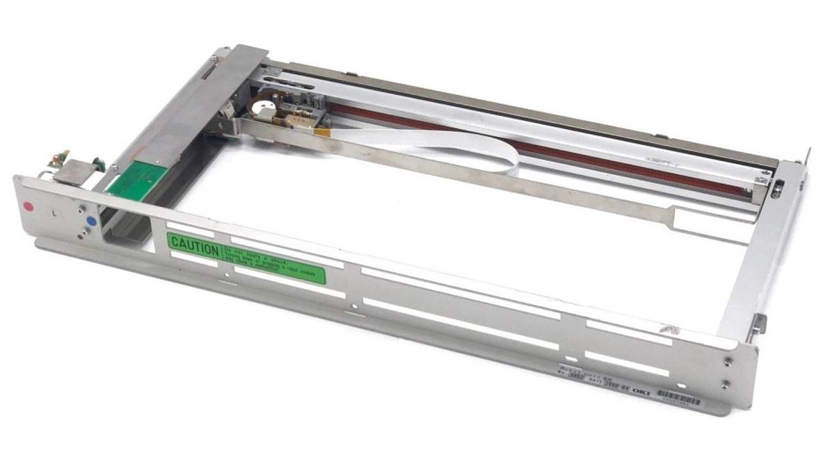 Used OKI ROBOT UNIT ER NO. 0052 DATE 2000 04 LINEAR SLIDE PRINTER TRAY