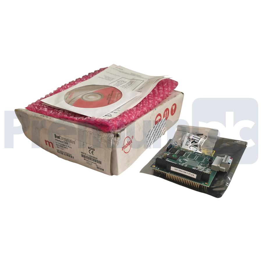 Used NEW MOLEX BradCommunications SST-DN4-104-1 / SSTDN41041 DeviceNet INTERFACE CARD