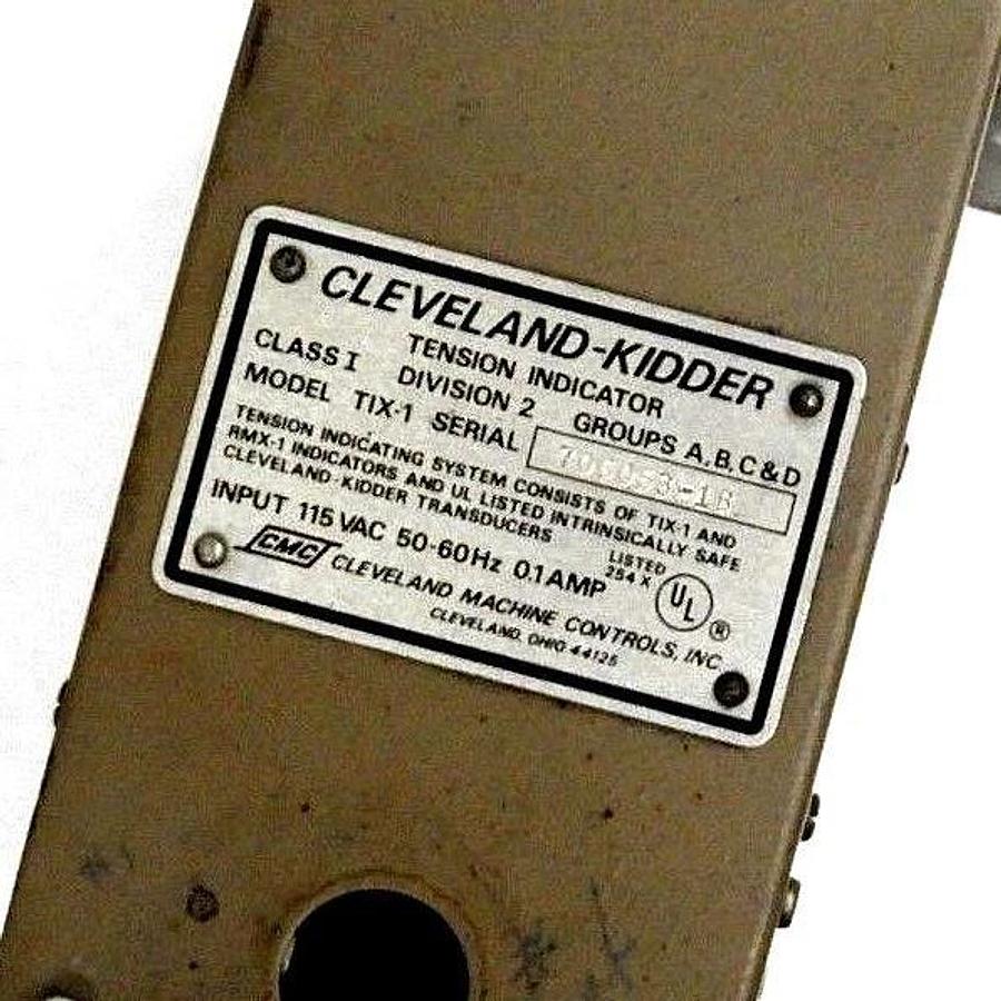 Used CLEVELAND MACHINE CONTROLS TIX-1 TENSION INDICATOR 115VAC, 0.1AMP, TIX1