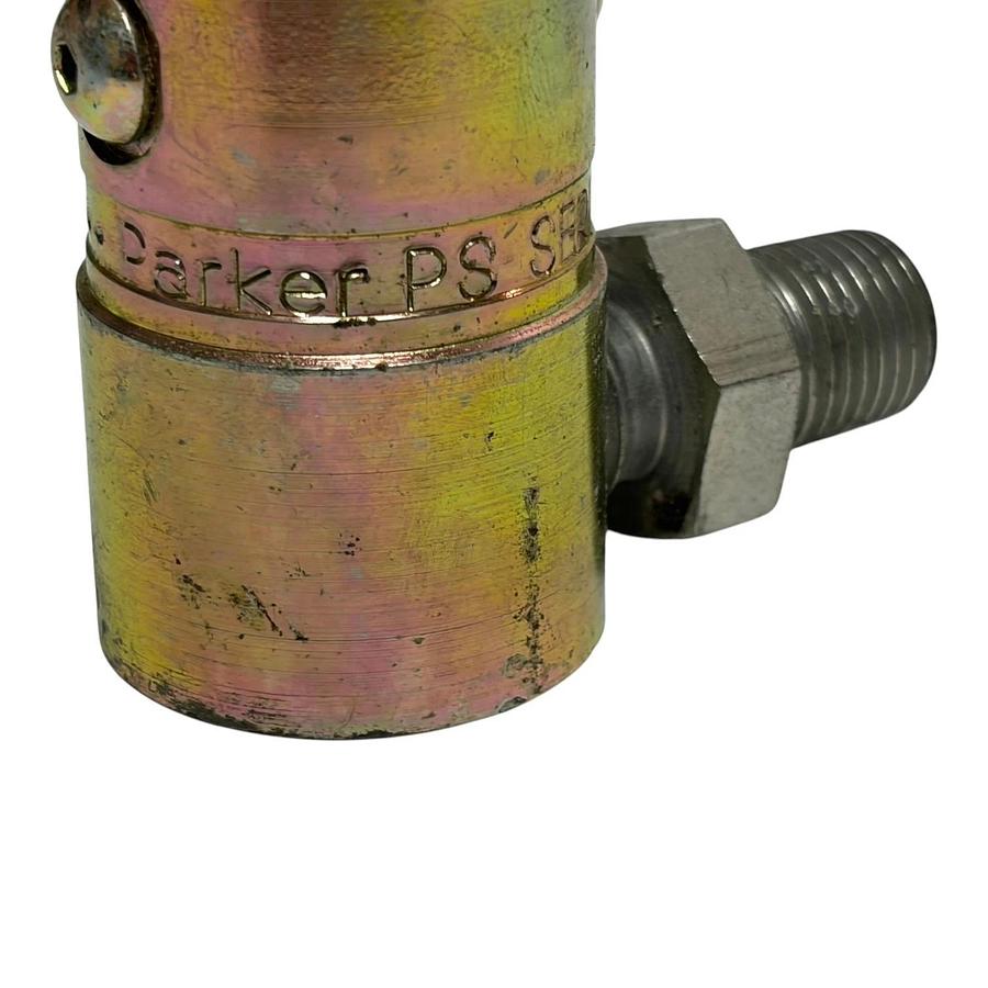 Parker PS Series 90-Degree High-Pressure Hydraulic Swivel Joint - New Surplus